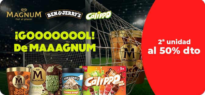 Promociones Magnum, BenJerrys, Calippo en Dia.es